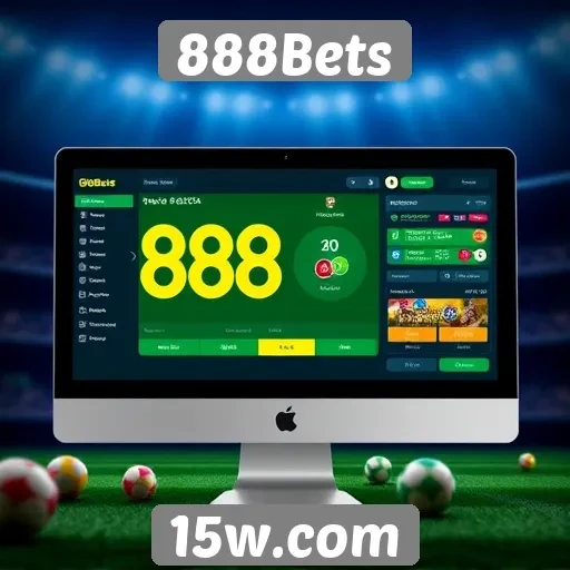 Interface do usuário do 888Bets melhora a experiência de jogo