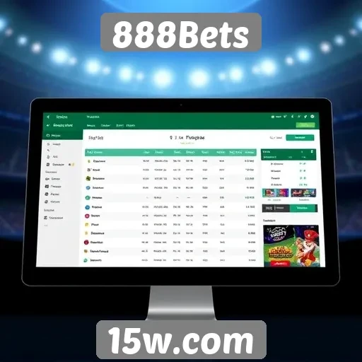 Facilidade de uso da interface do 888Bets